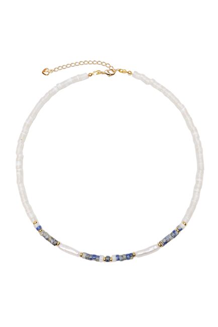 Чокер из Лазурита Перламутра и Жемчуга- S00077 от  