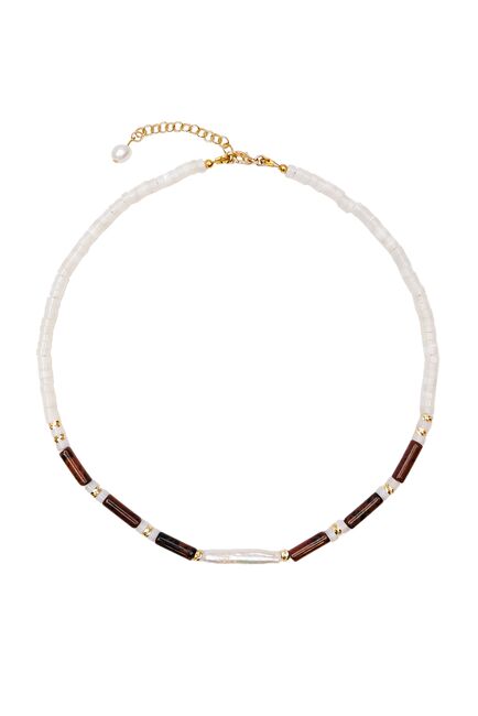 Чокер из Абсидион Перламутр Жемчуг- S00078 от  