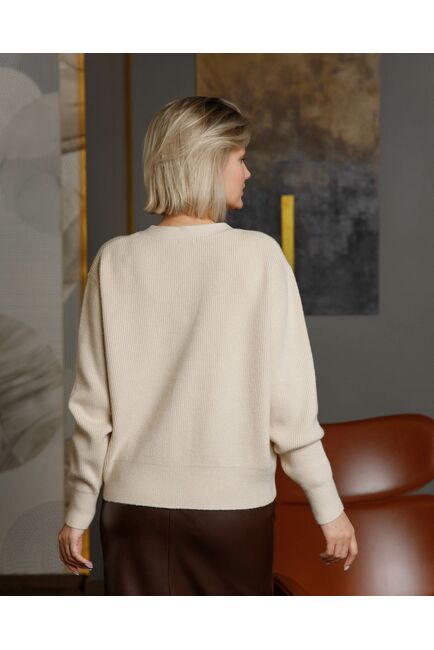 Кардиган из трикотажа бежевый от byME 