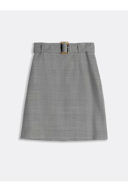 Юбка женская в клетку чёрно-белая от byME 