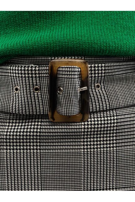 Юбка женская в клетку чёрно-белая от byME 