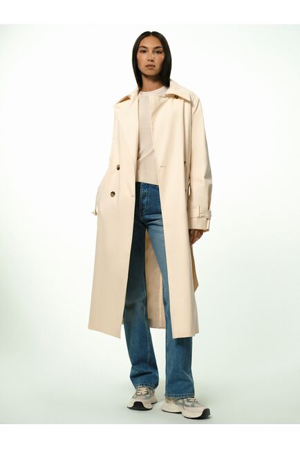 Джемпер с короткими рукавами молочного цвета от byME 