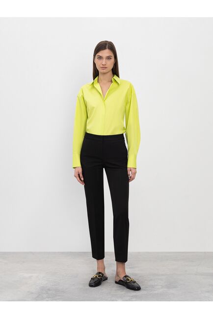 Брюки женские со стрелками темно-синие от byME 