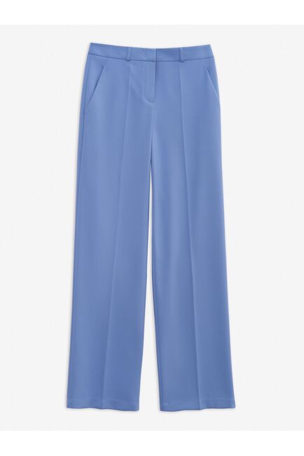 Широкие брюки со стрелками голубые от byME 