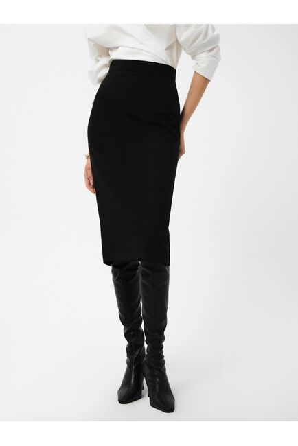 Прямая юбка-карандаш чёрная от byME 