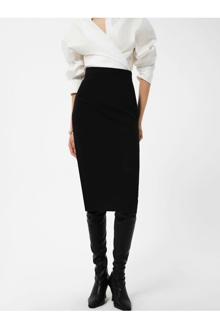 Прямая юбка-карандаш чёрная от byME 