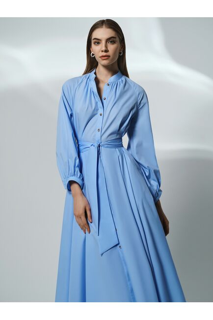 Платье-рубашка с поясом от byME 