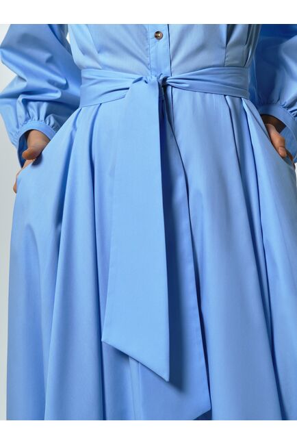 Платье-рубашка с поясом от byME 