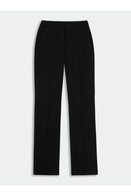 Женские брюки с высокой посадкой чёрные от byME 