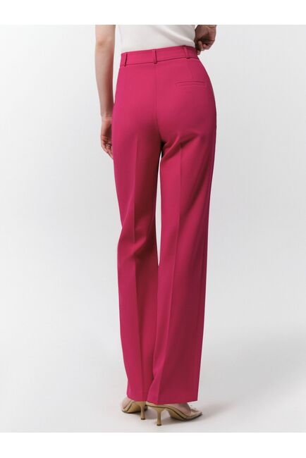 Женские классические брюки со стрелками ярко-розовые от byME 