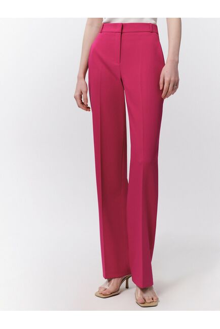 Женские классические брюки со стрелками ярко-розовые от byME 