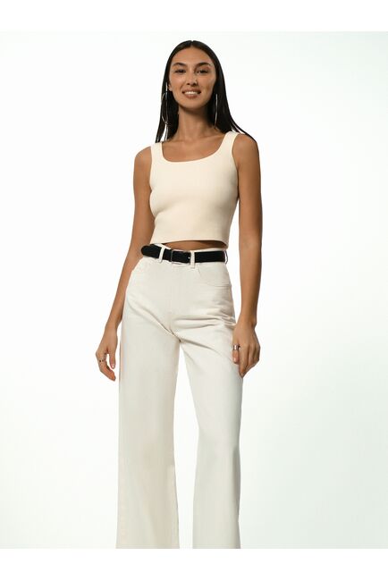 Укороченный трикотажный топ от byME 