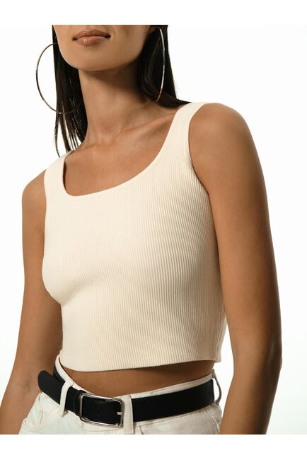 Укороченный трикотажный топ от byME 