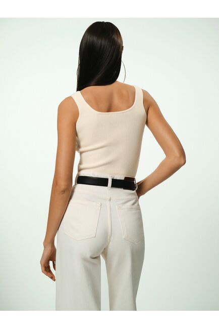 Укороченный трикотажный топ от byME 