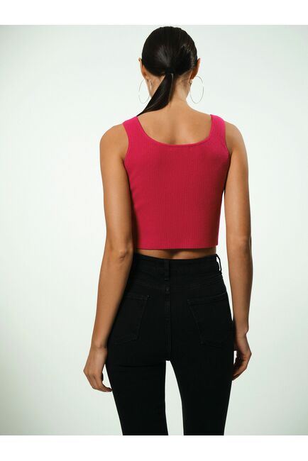 Укороченный трикотажный топ от byME 