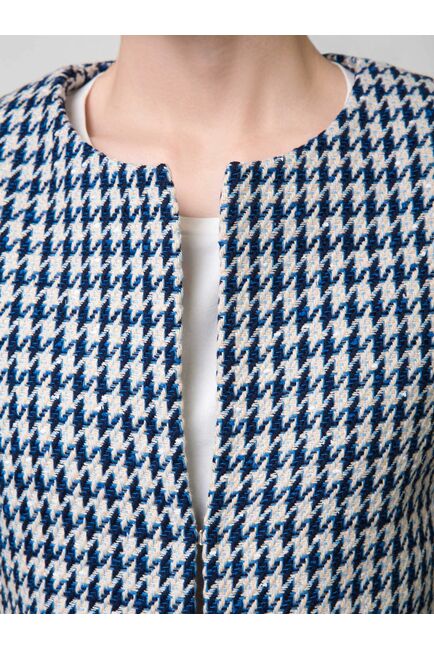 Твидовый жакет без воротника от byME 