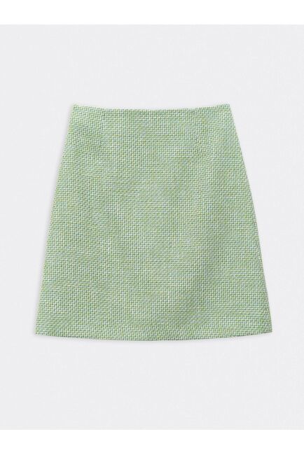 Твидовая юбка с высокой посадкой от byME 