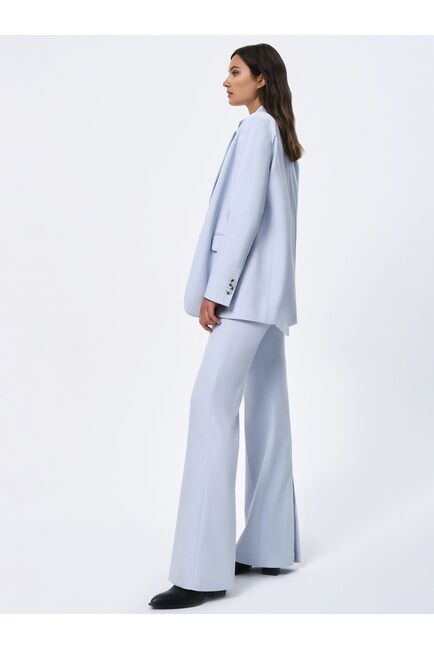 Брюки женские клёш голубые от byME 