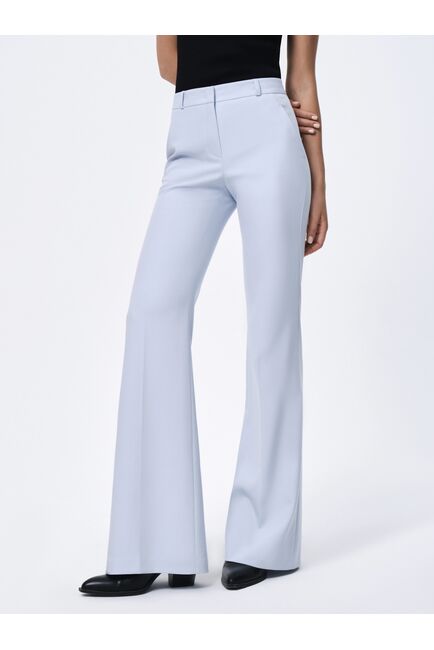 Брюки женские клёш голубые от byME 
