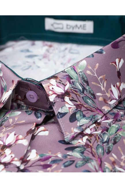 Женская рубашка под пуговицы с супатной застежкой полуприталенная - 8056 от byME 