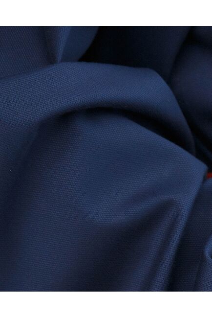 Женская рубашка в оверсайз силуэте под пуговицу с пышным рукавом синяя - 8492 от byME 