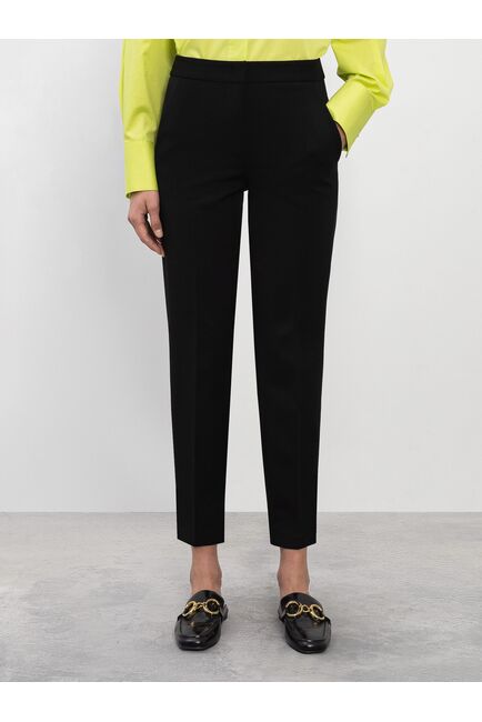 Брюки женские со стрелками темно-синие от byME 