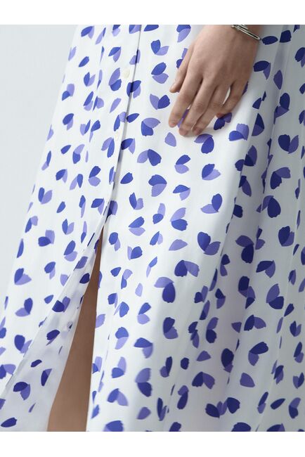 Атласное платье с воланами от byME 