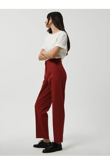 Укороченные костюмные брюки от byME 