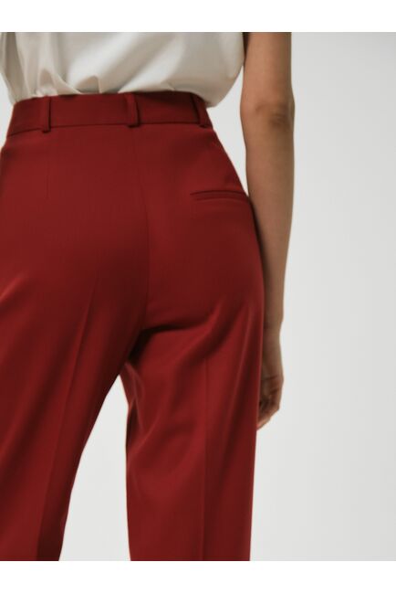 Укороченные костюмные брюки от byME 