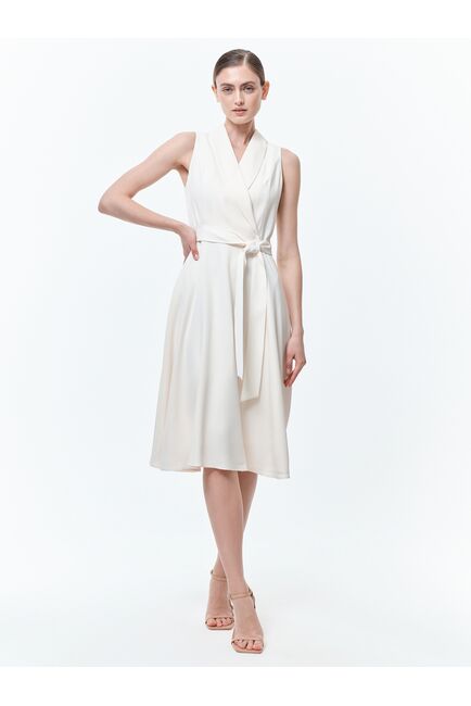 Платье на запах с поясом от byME 