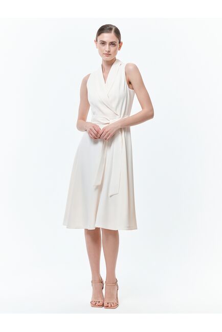 Платье на запах с поясом от byME 