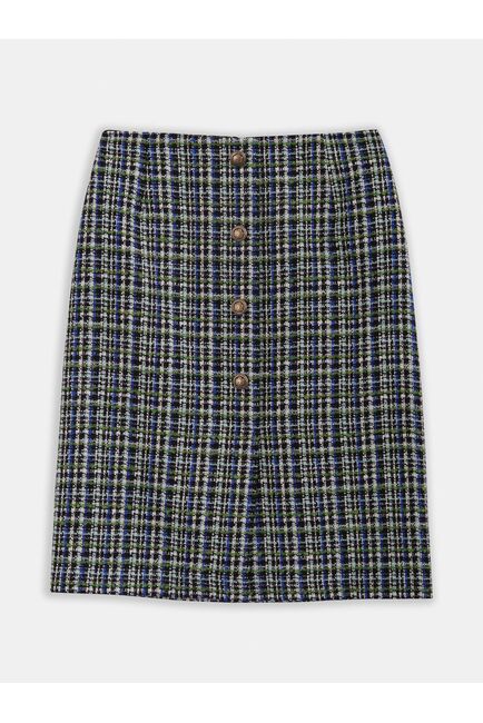 Клетчатая юбка из твида от byME 