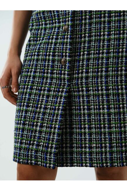 Клетчатая юбка из твида от byME 