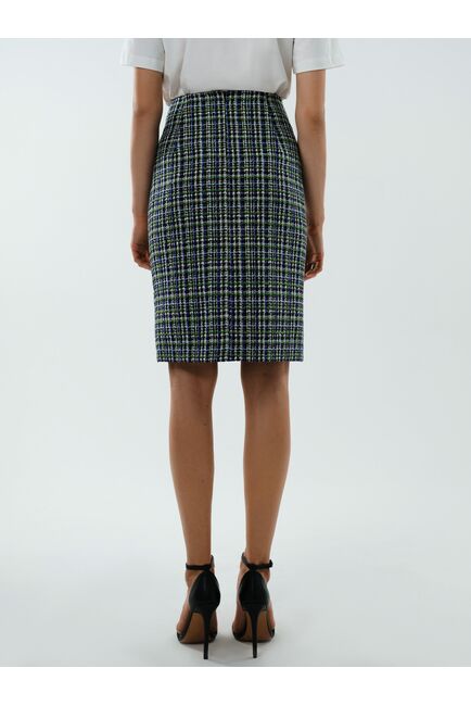 Клетчатая юбка из твида от byME 
