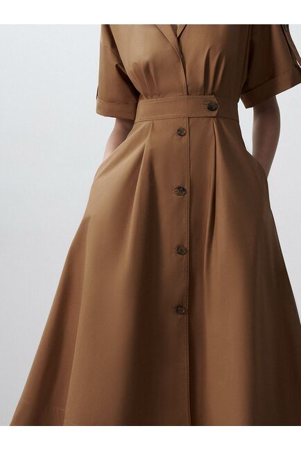 Платье-сафари из хлопка от byME 