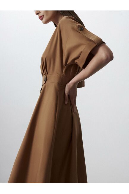 Платье-сафари из хлопка от byME 