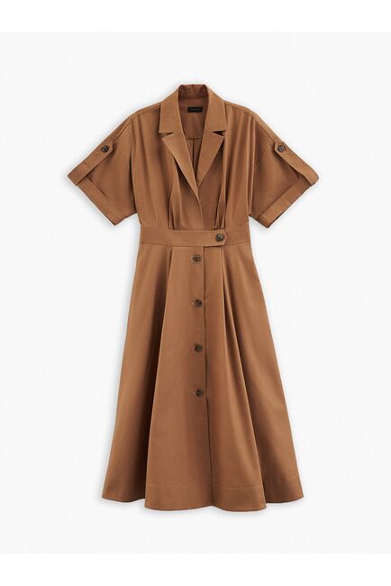 Платье-сафари из хлопка от byME 
