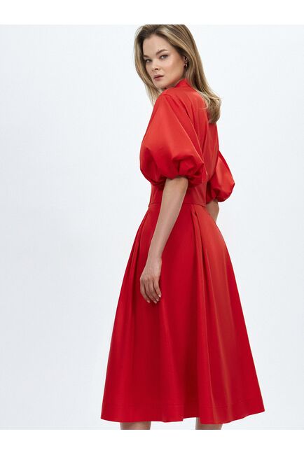 Платье с широким поясом от byME 