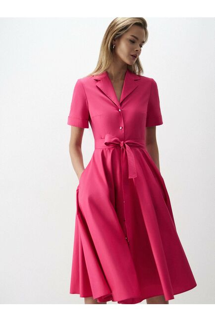 Платье-миди из хлопка от byME 