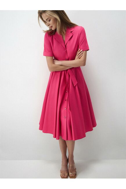 Платье-миди из хлопка от byME 