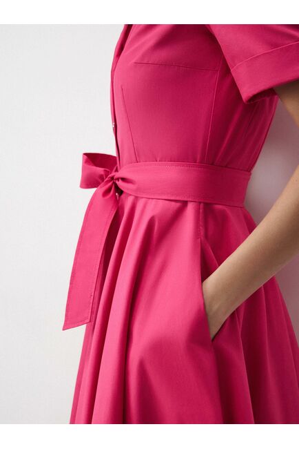 Платье-миди из хлопка от byME 