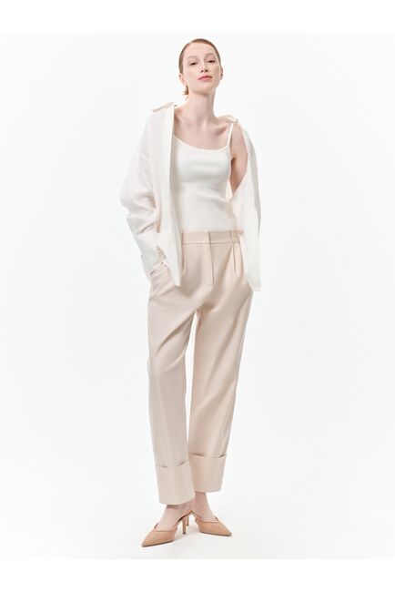 Брюки с широкими манжетами от byME 