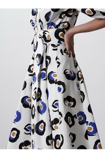 Платье-рубашка с широким поясом от byME 