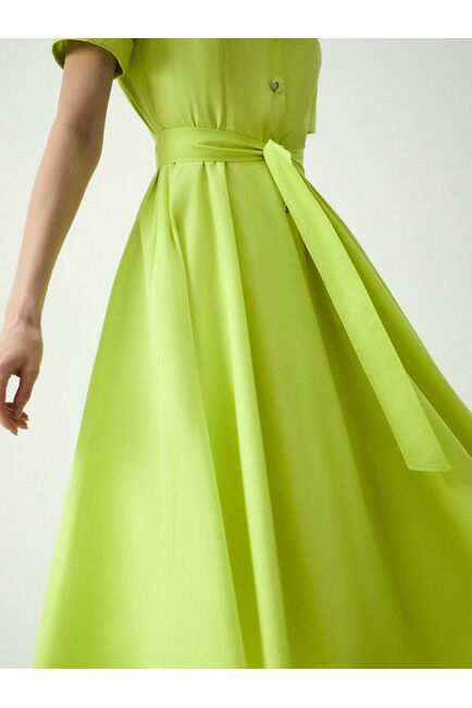 Платье-миди из хлопка от byME 