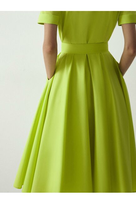 Платье-миди из хлопка от byME 