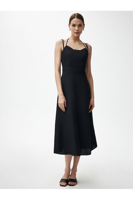 Платье из смесового льна от byME 