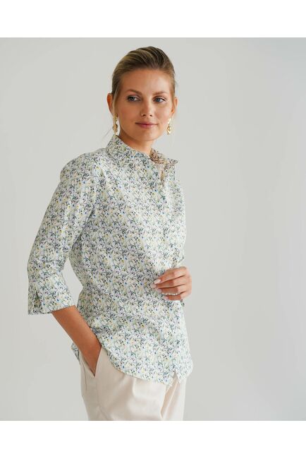 Женская рубашка с рукавом 3/4 -8532 от byME 