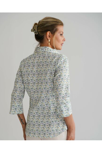 Женская рубашка с рукавом 3/4 -8532 от byME 