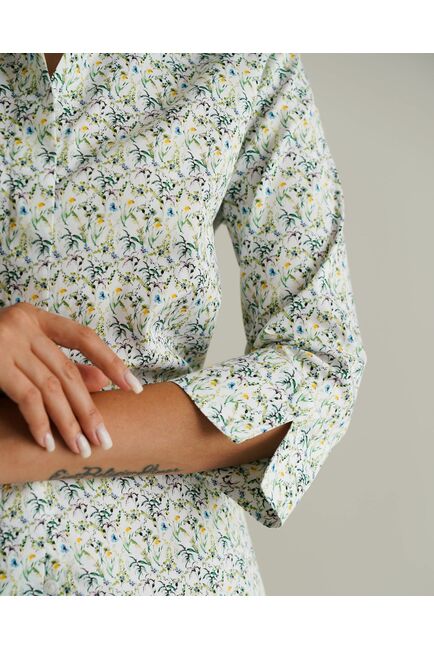 Женская рубашка с рукавом 3/4 -8532 от byME 