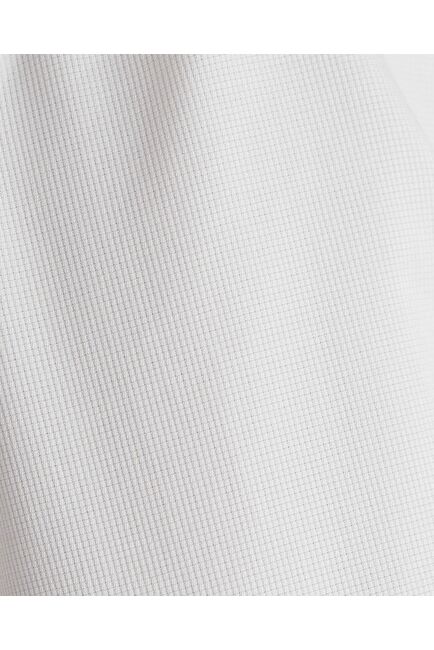 Женская рубашка белая из хлопка с интересной манжетой под пуговицы 8549 от byME 